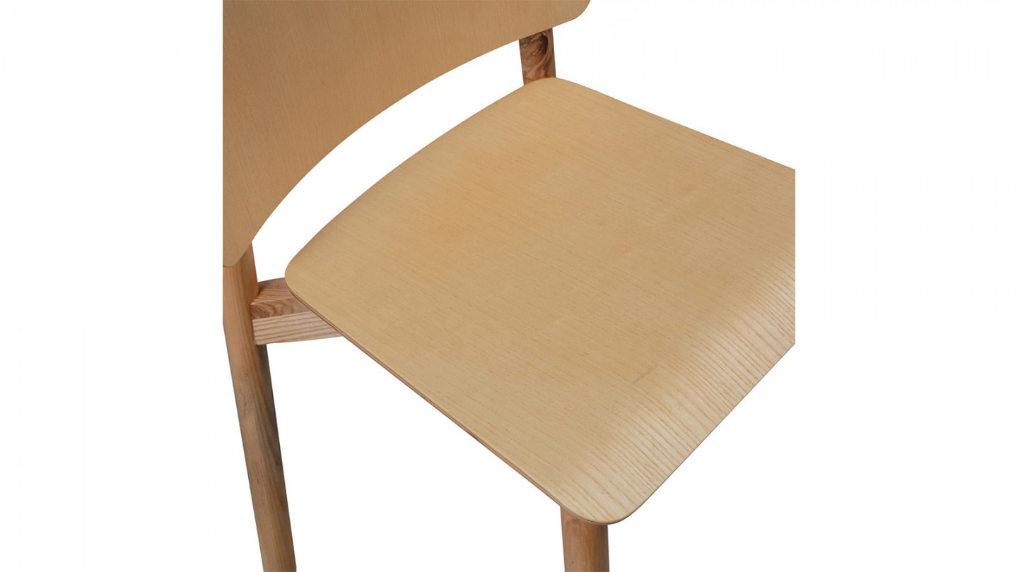 Chaise design en bois - Karel