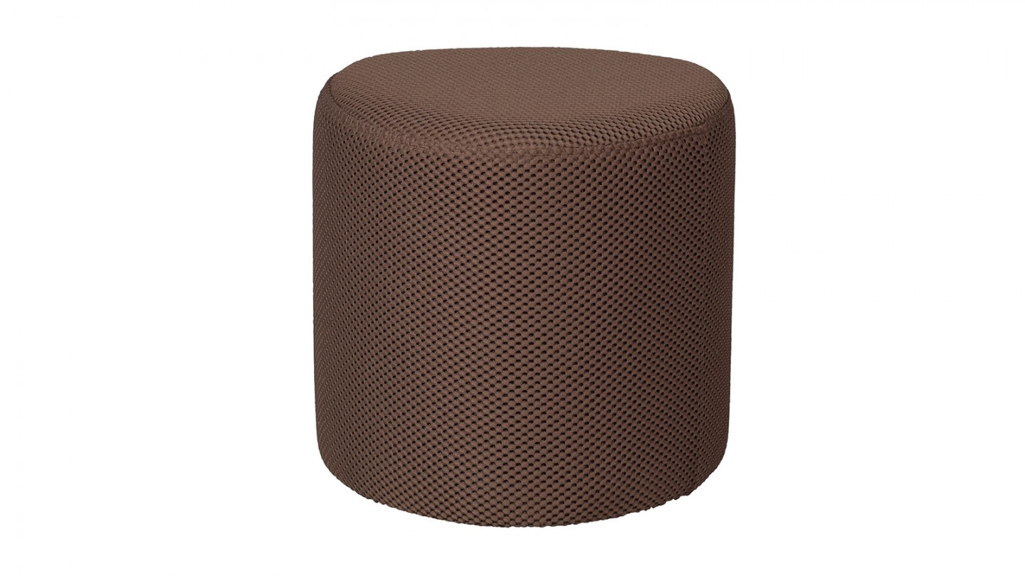 Pouf en mesh marron - Puuk