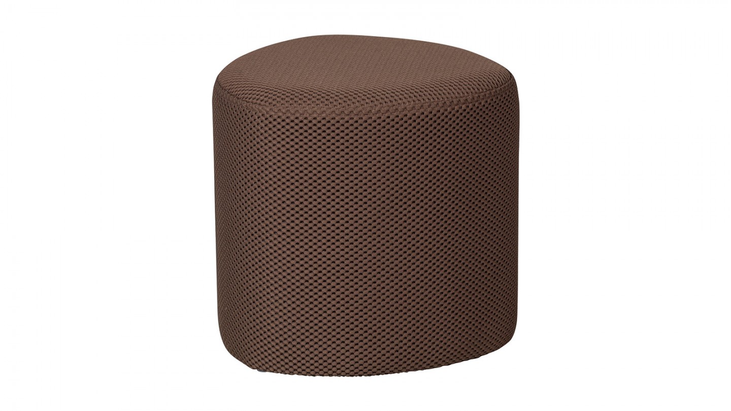 Pouf en mesh marron - Puuk