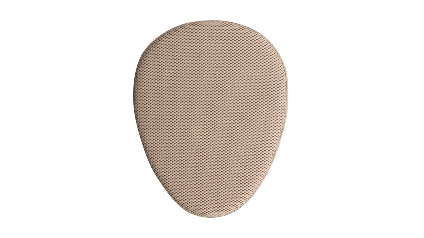 Pouf en mesh beige - Puuk