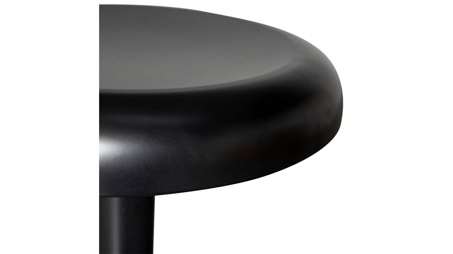 Tabouret de bar en métal noir - Isaac