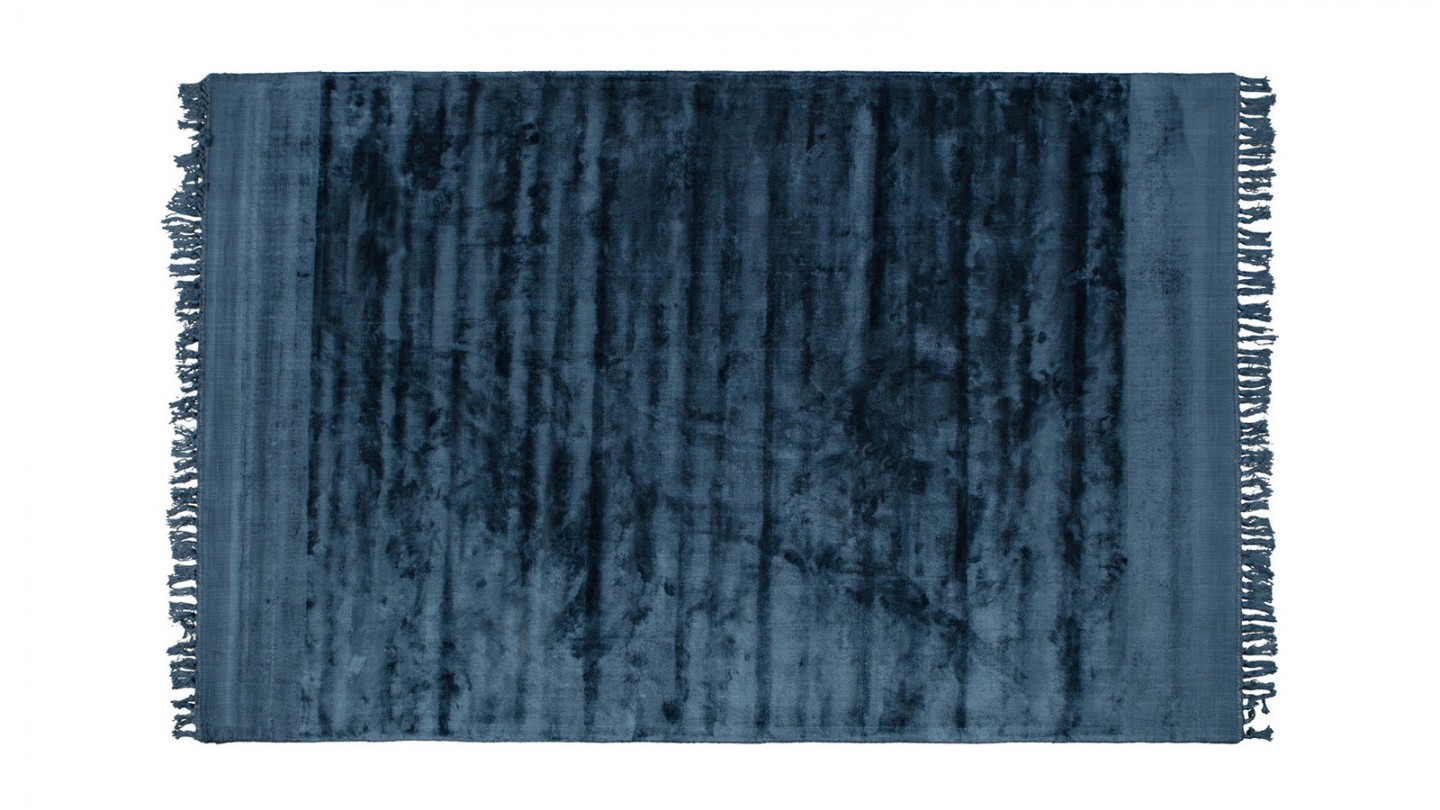 Tapis rectangulaire bleu pétrole 200x300 cm - Sweep