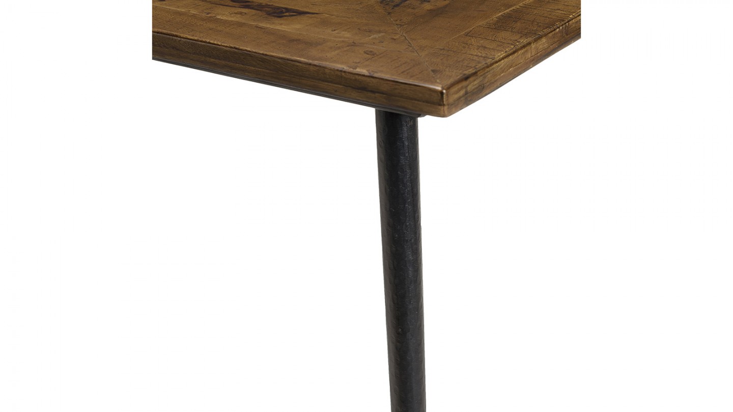 Table à manger rectangulaire en bois recyclé 220cm - Kiara