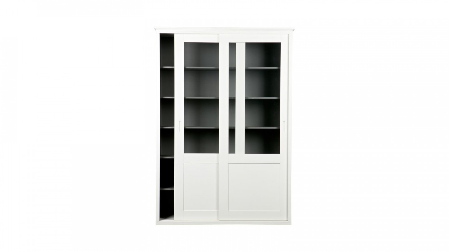 Armoire 2 portes en pin blanc - Collection Vince - Woood