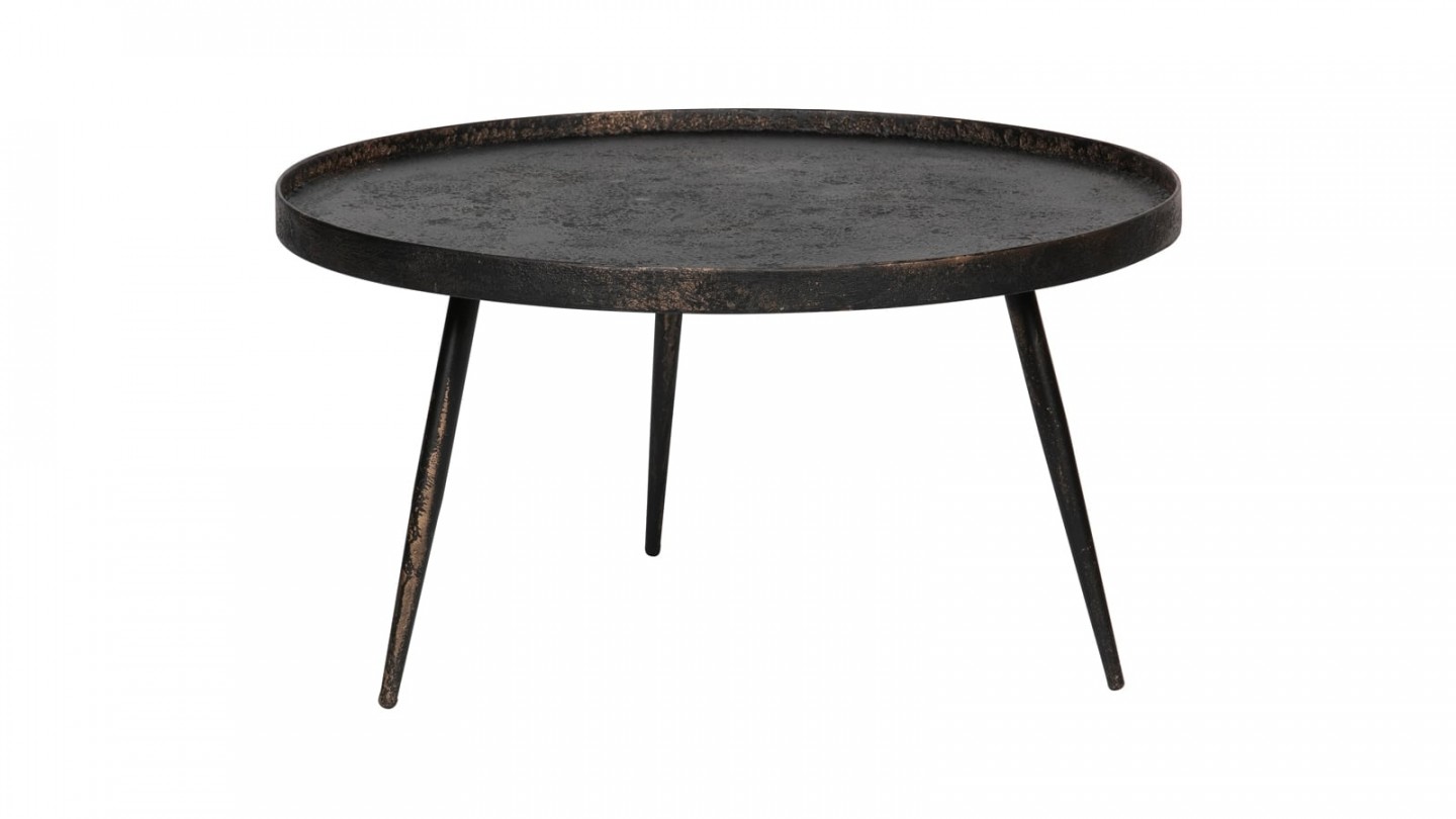 Table d'appoint ø76cm en laiton doré - Collection Bounds - BePureHome