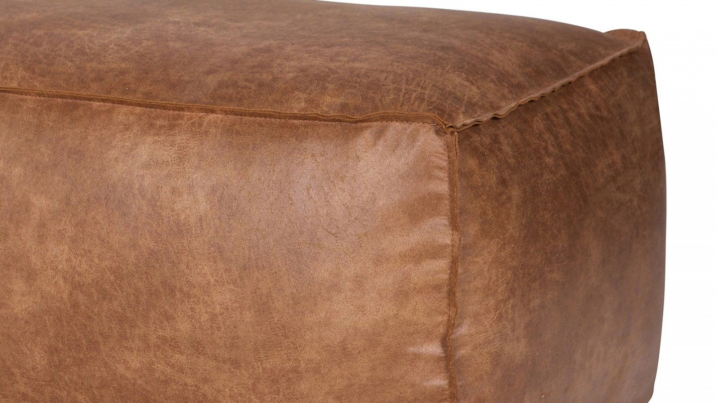 Pouf 43x120 cognac – collection Rodeo