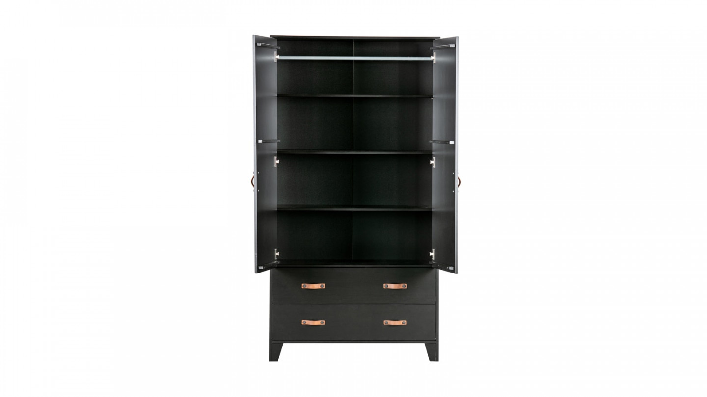 Armoire en bois noir - Dian - Woood