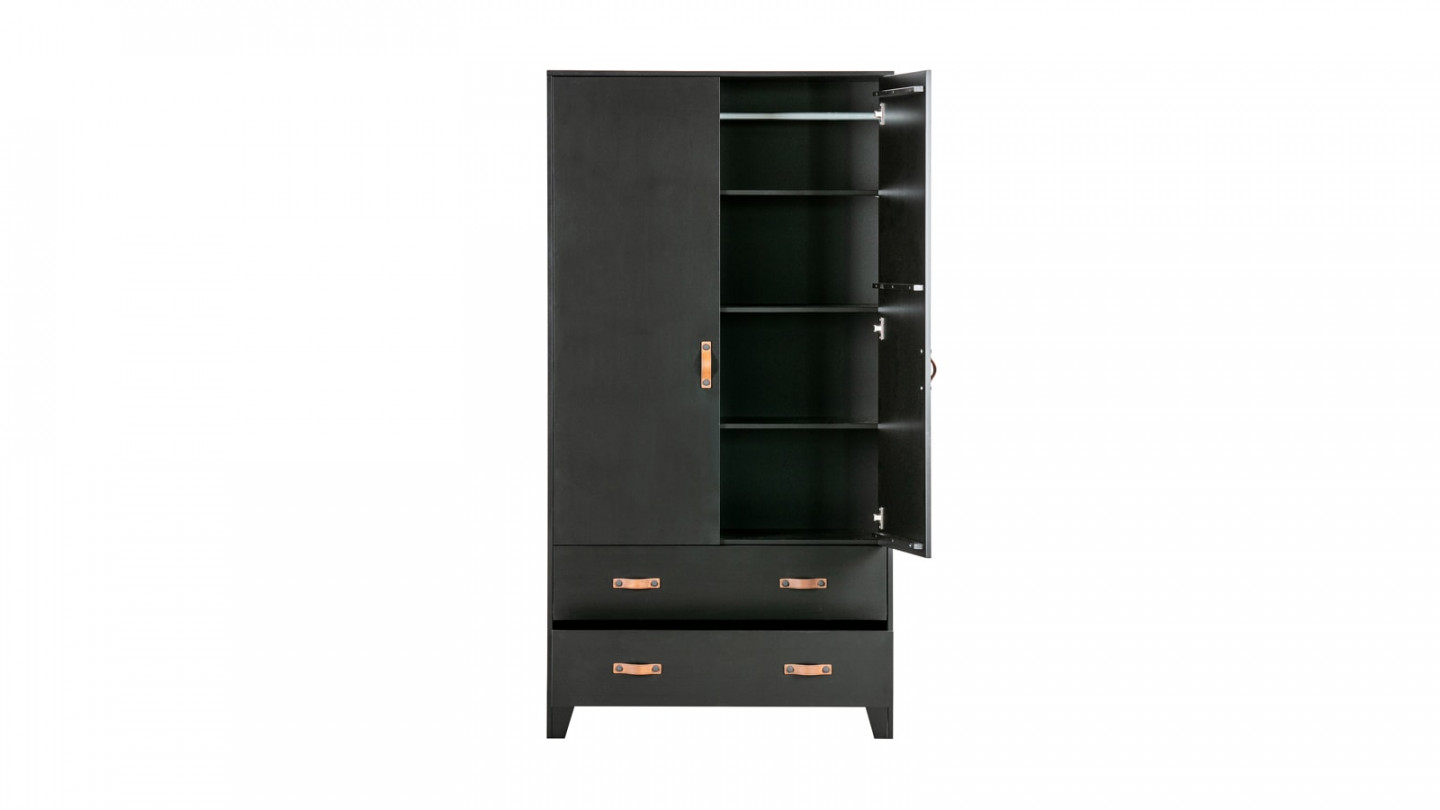 Armoire en bois noir - Dian - Woood