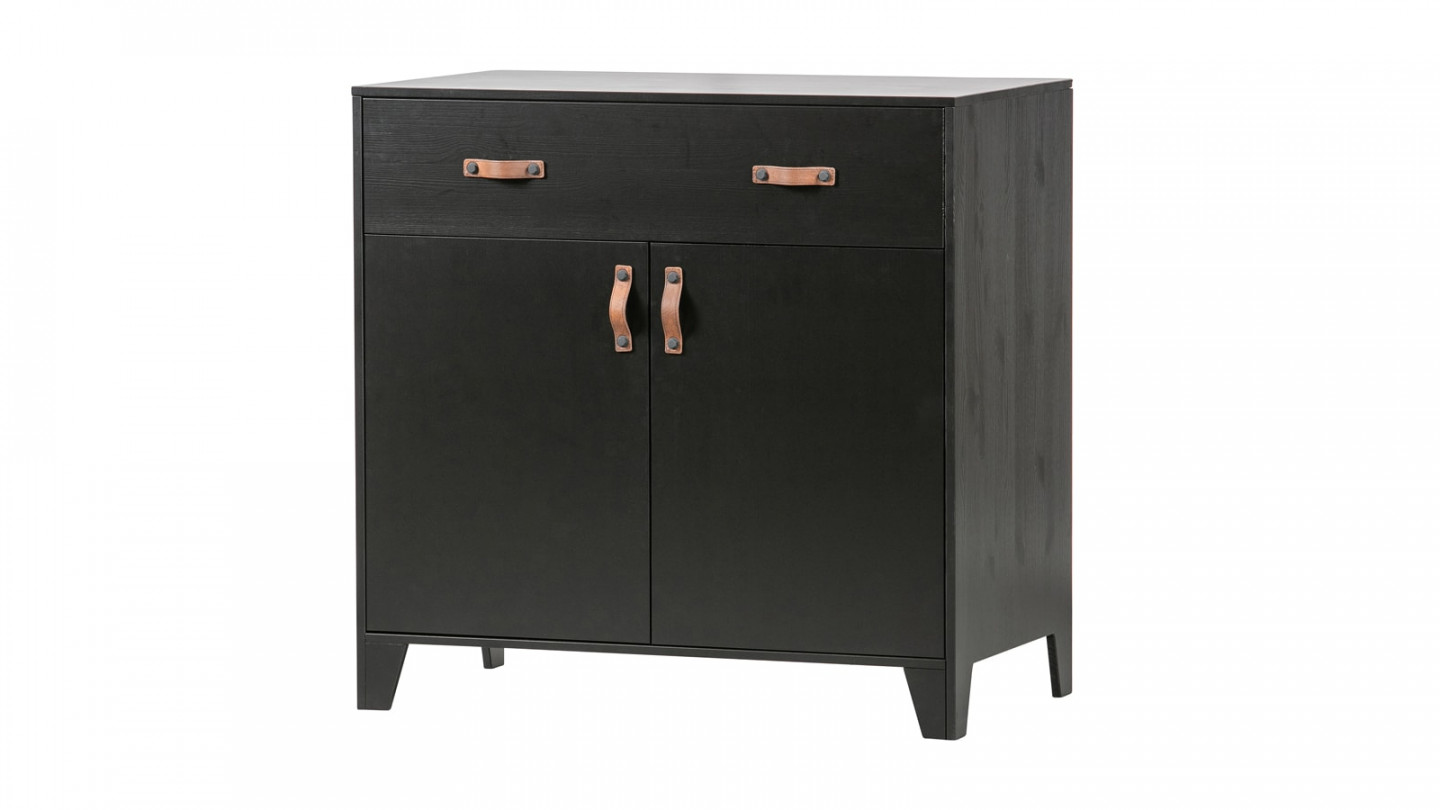 Commode en bois noir - Dian - Woood