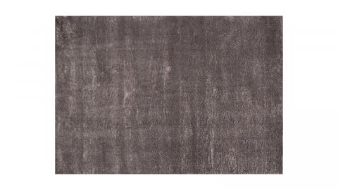 Carpetsale24 Tapis de salon uni à poils bouclés - Gris - 160 x 230 cm -  Tapis à poils courts - Design chiné - Tissu plat - Extra doux - Pour  chambre à