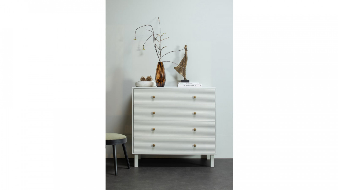 Commode en pin gris nuage - Madu - Woood