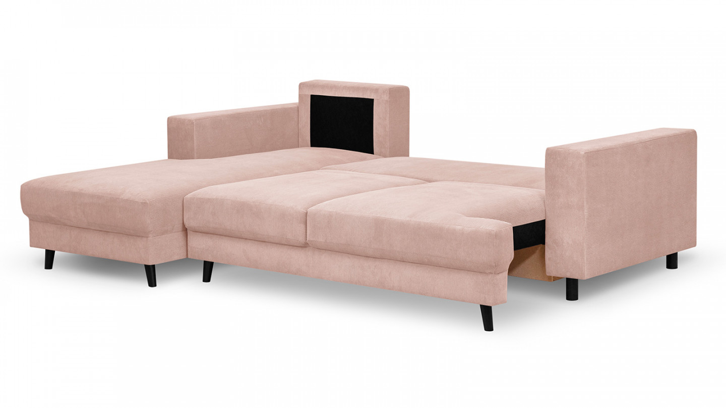 Canapé d'angle en palette 4 places