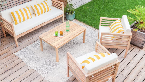 Petit canapé de jardin en bambou - Bamboo - Homifab