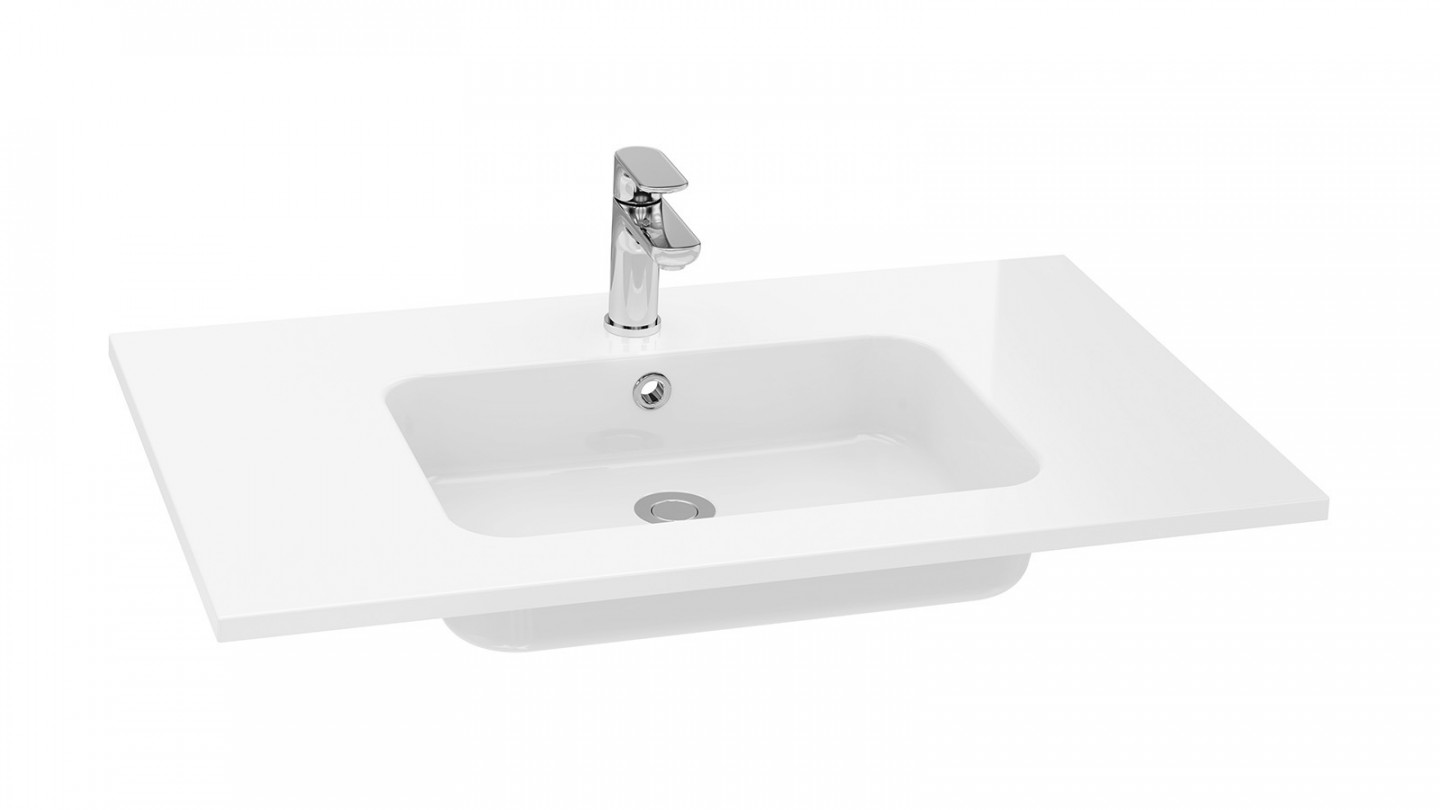 Meuble de salle de bains 140 cm Tropical - 2 tiroirs - double vasque - Loft