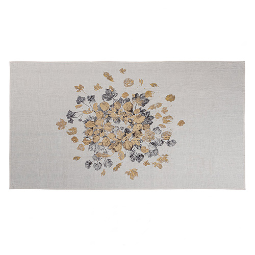 Nappe en coton blanc cassé 135x250cm - Sunset