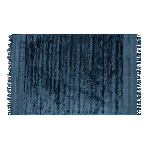 Tapis rectangulaire bleu pétrole 170x240 cm - Sweep