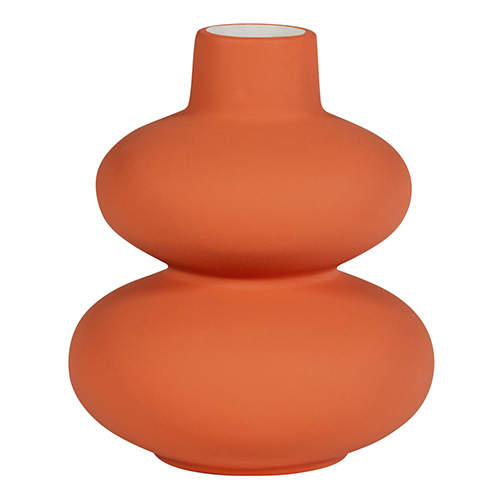 Vase en créatique orange - Sensual