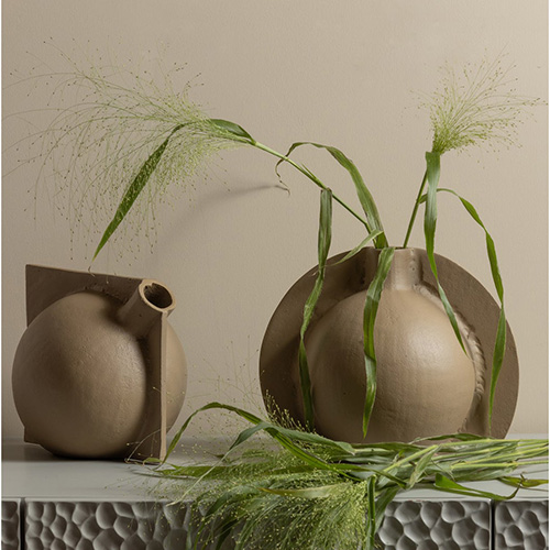 Vase décoratif carré sable - Sturdy