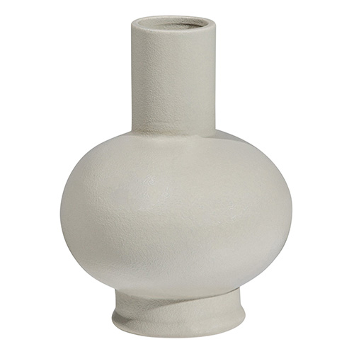 Vase en porcelaine beige 22 cm - Tank